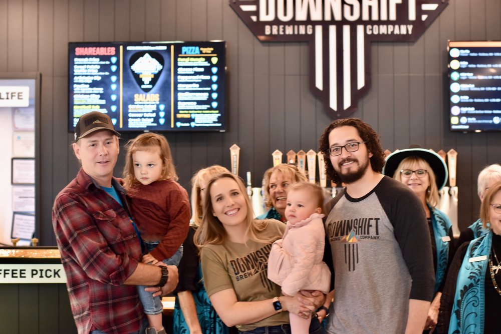Downshift Brewing Company founders Shelby and Eddie Gutierrez