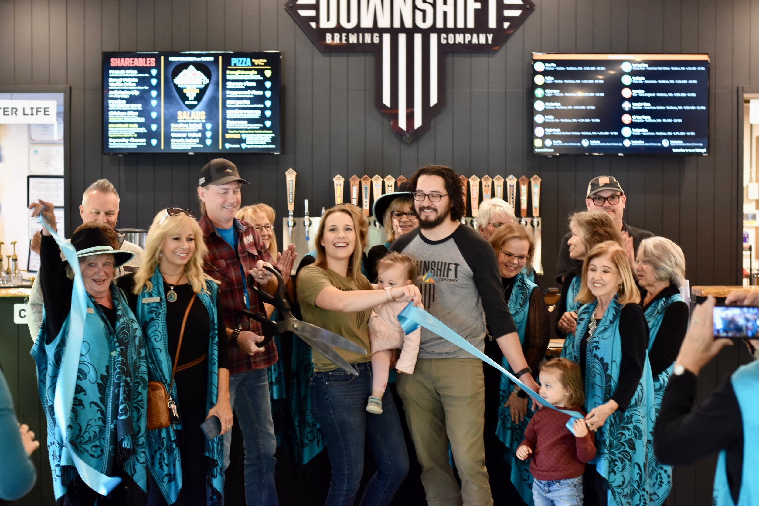 Downshift Brewing Company founders Shelby and Eddie Gutierrez