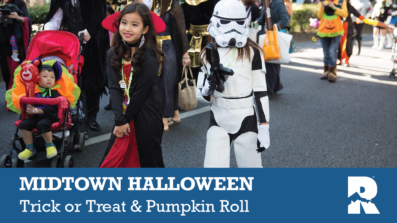 Midtown Halloween Trick or Treat and Pumpkin Roll