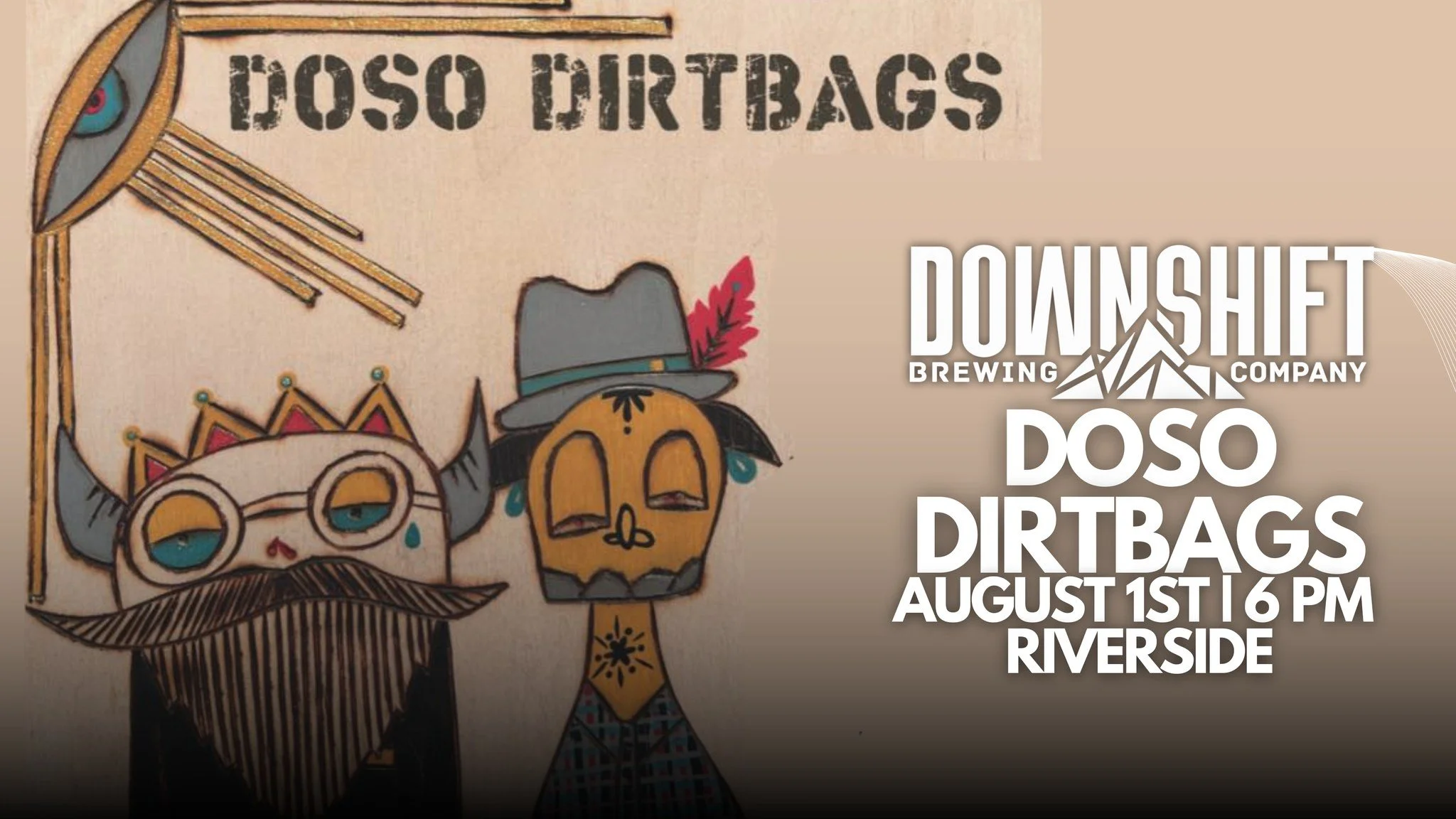 Doso Dirtbags Live at Downshift Brewing Company - Riverside