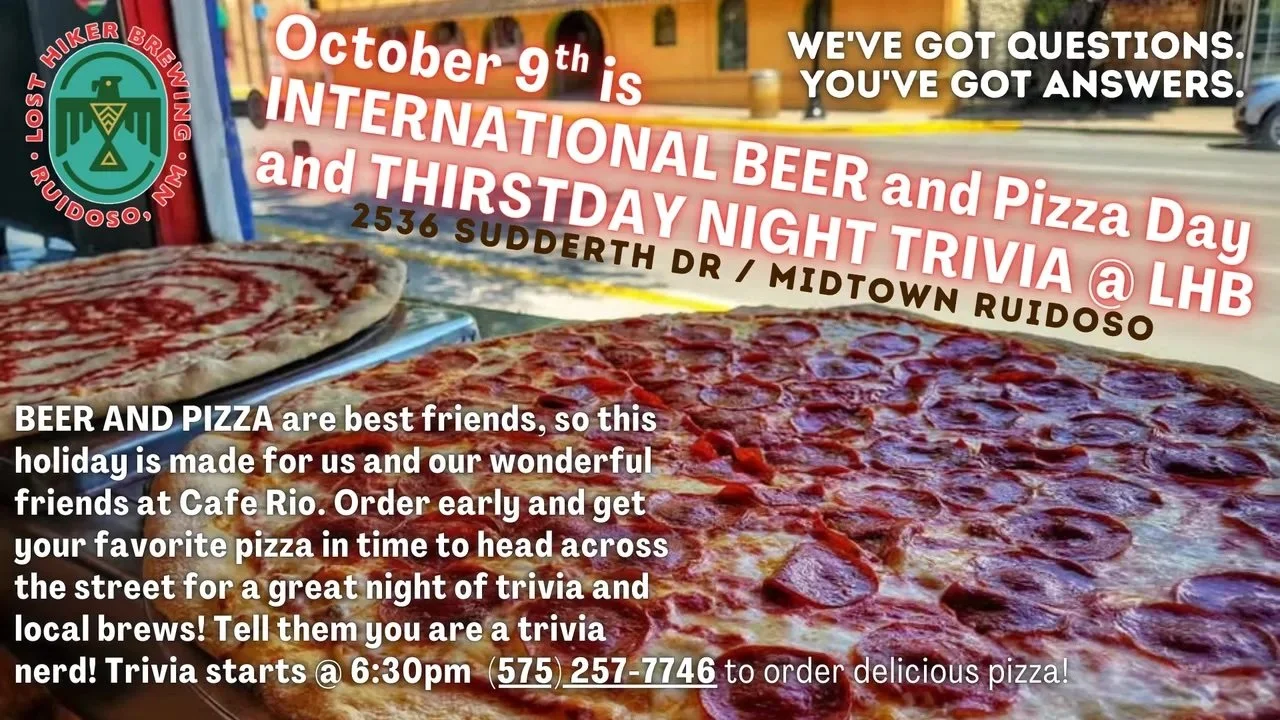 Thirstday Night Trivia at Lost Hiker Brewing Company - Midtown Taproom  (Beer & Pizza Day)