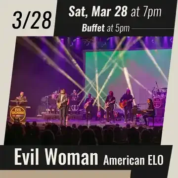 Evil Woman the American ELO at Spencer Theater