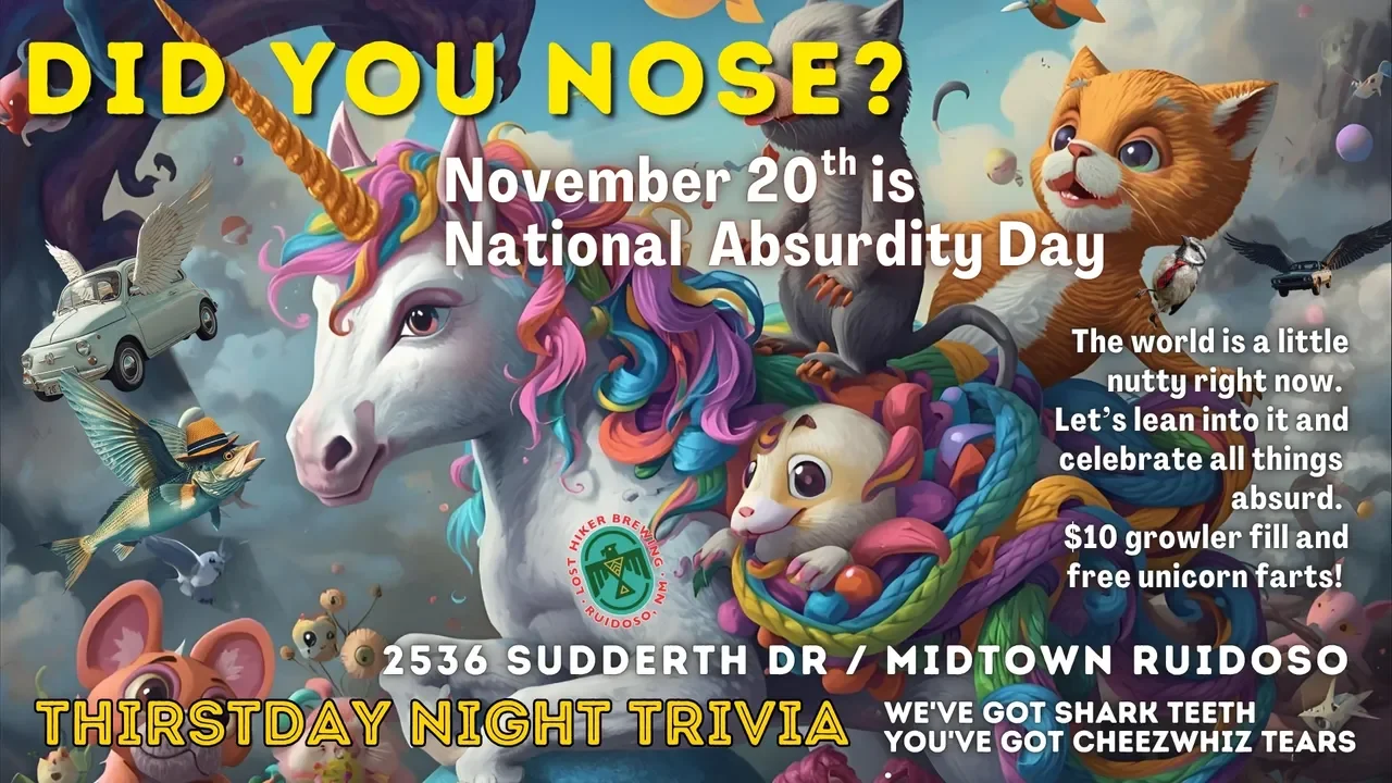 Thirstday Night Trivia at Lost Hiker Brewing Company - Midtown Taproom (Absurdity Day)