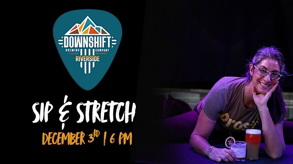 Sip and Stretch at Downshift Brewing Company - Riverside