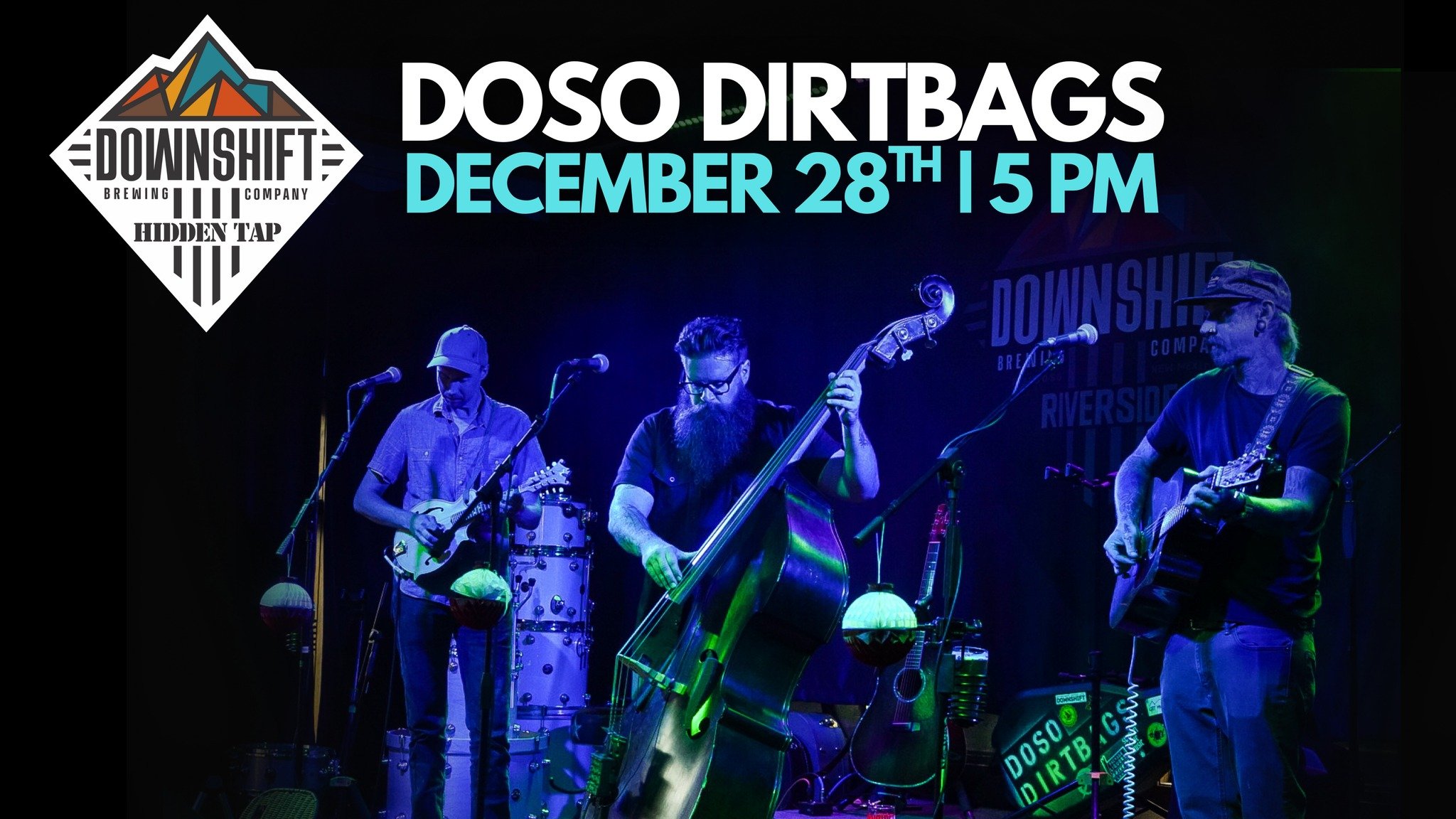 Doso Dirtbags Live at Downshift Brewing Company - Hidden Tap