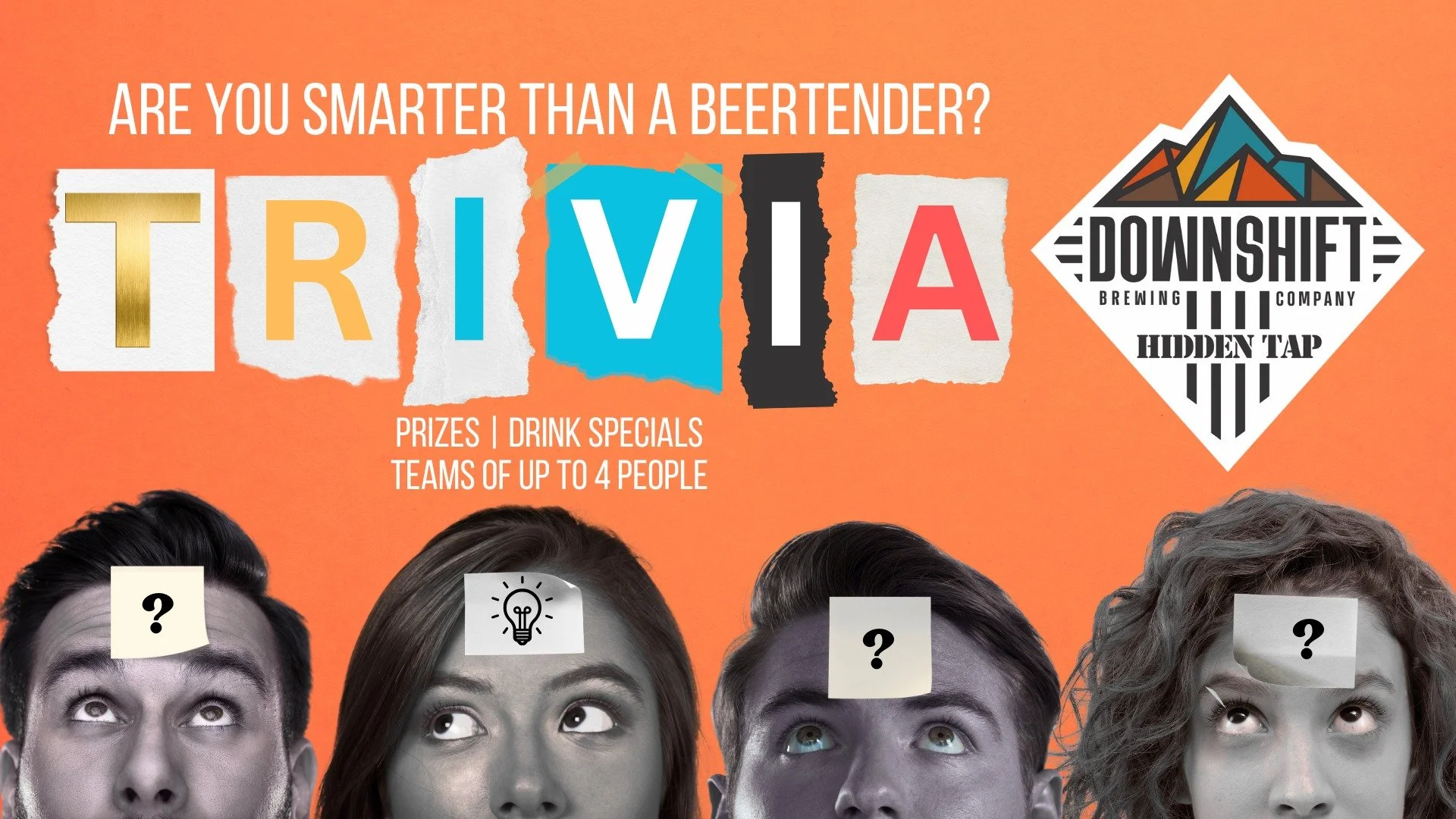 Are You Smarter Than a Beertender? Brewery Trivia at Downshift Brewing Company - Hidden Tap
