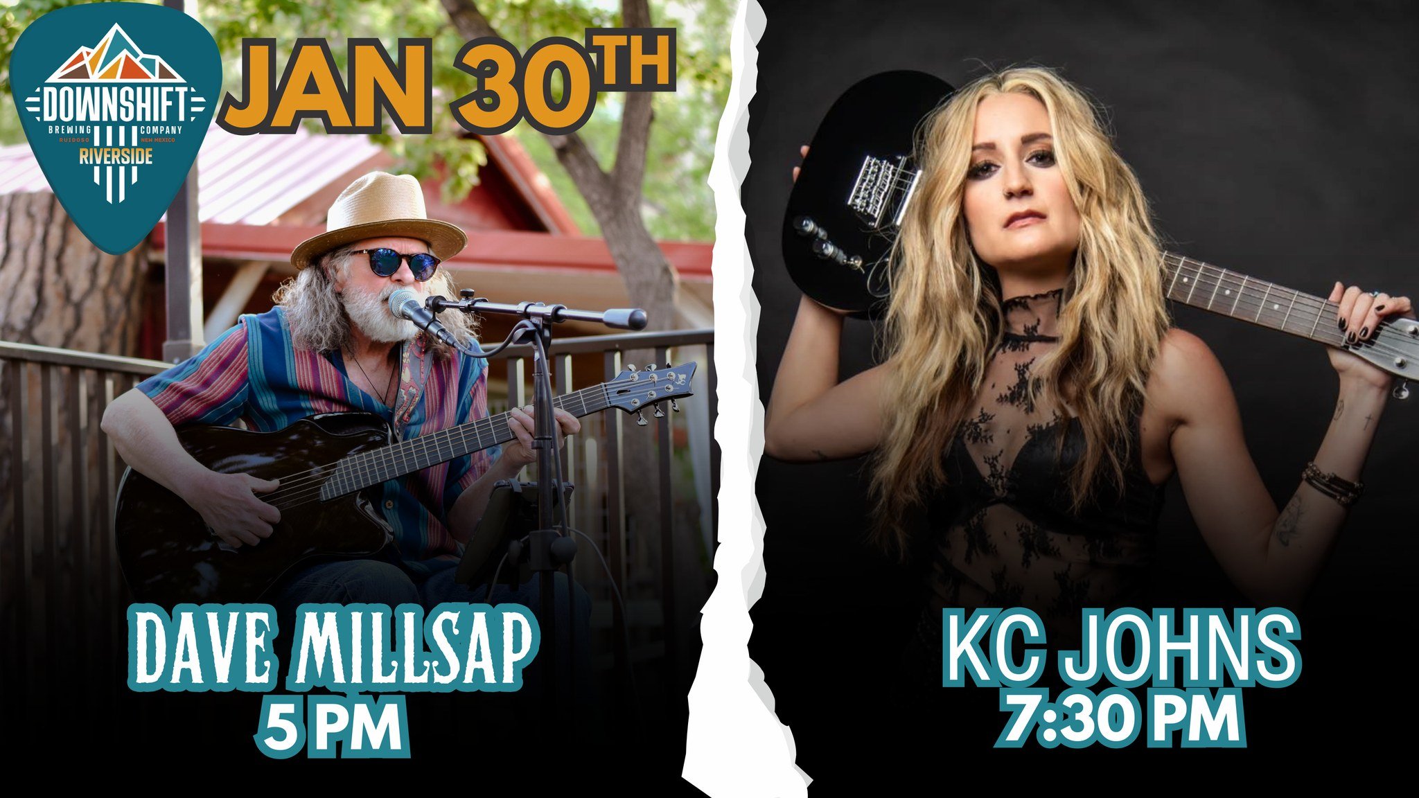 Dave Millsap and KC Johns live at Downshift Brewing Company - Riverside