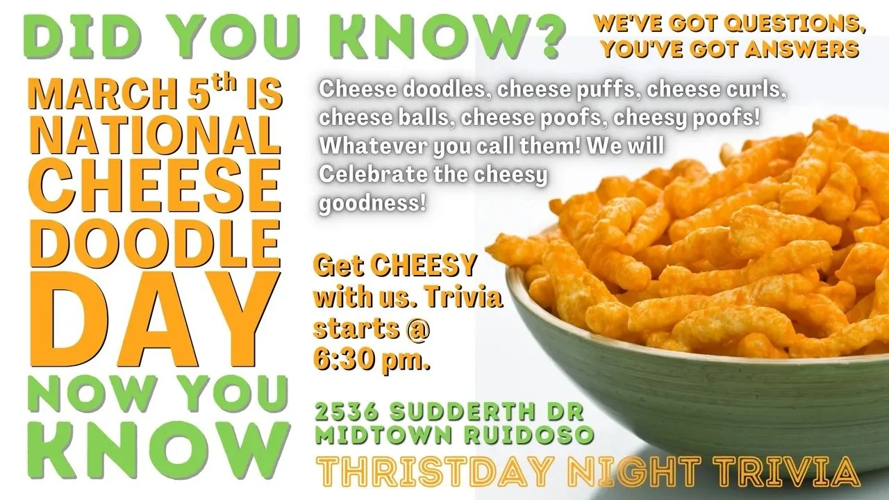 Thirstday Night Trivia at Lost Hiker Brewing Midtown Taproom "Cheese Doodle Day"