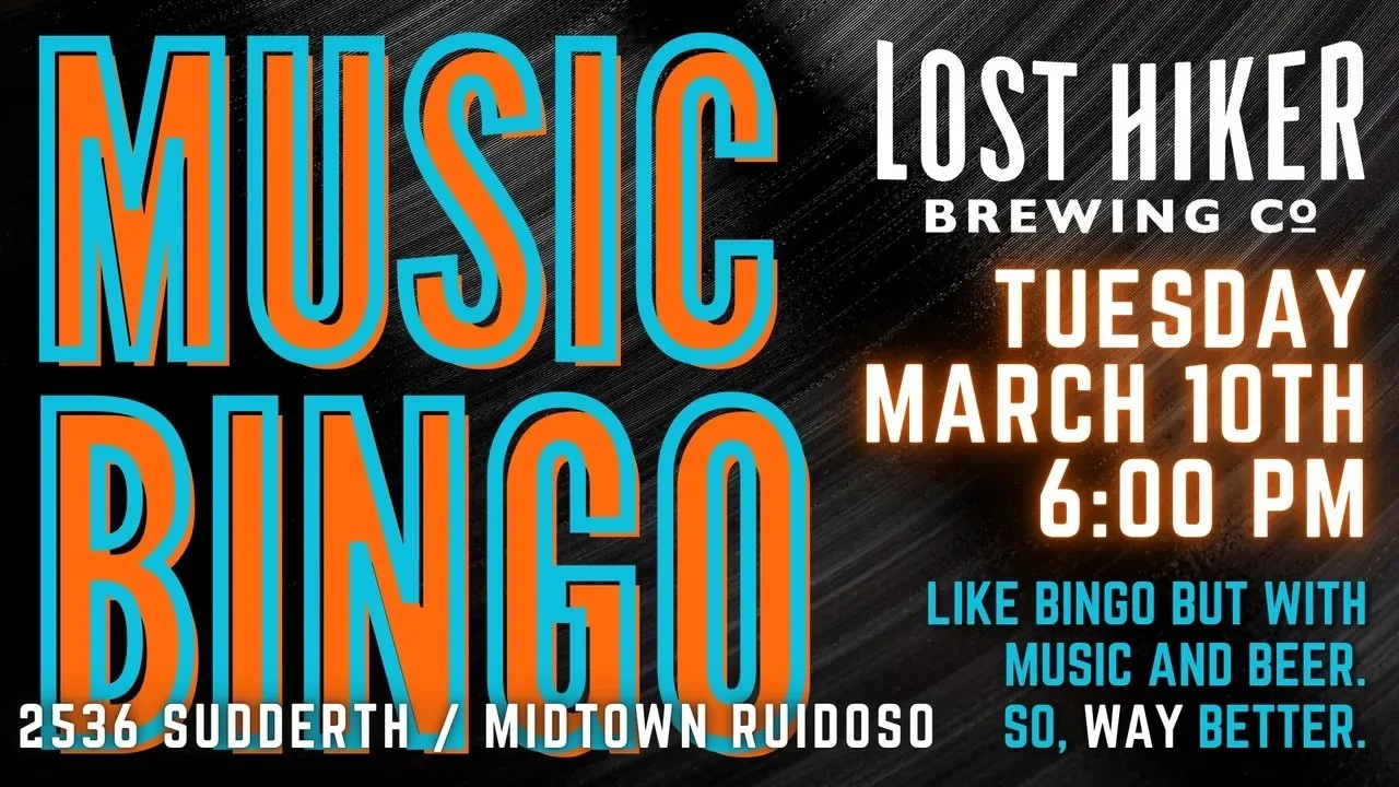 Lost Hiker Brewing MUSIC BINGO - Midtown Taproom