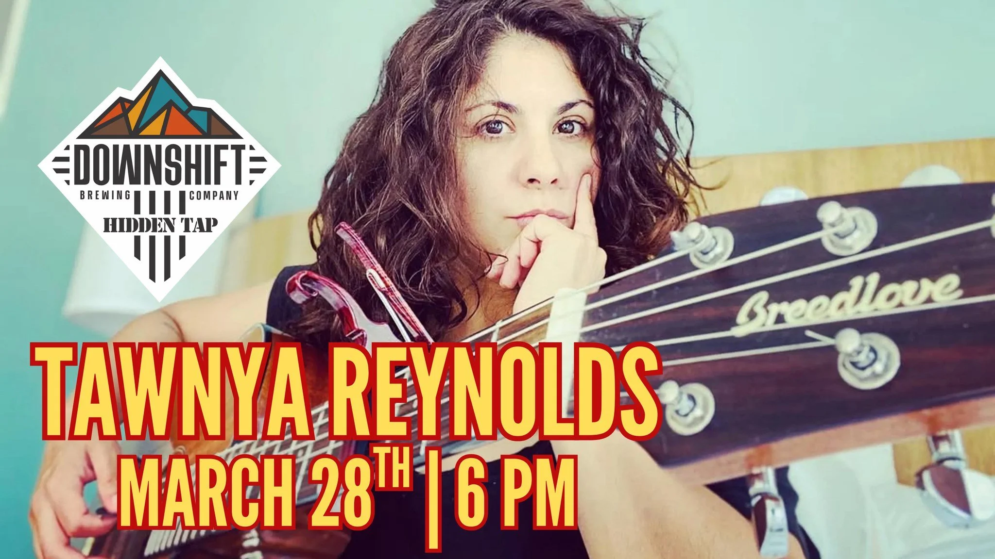 Tawnya Reynolds Live at Downshift Brewing Company – Hidden Tap