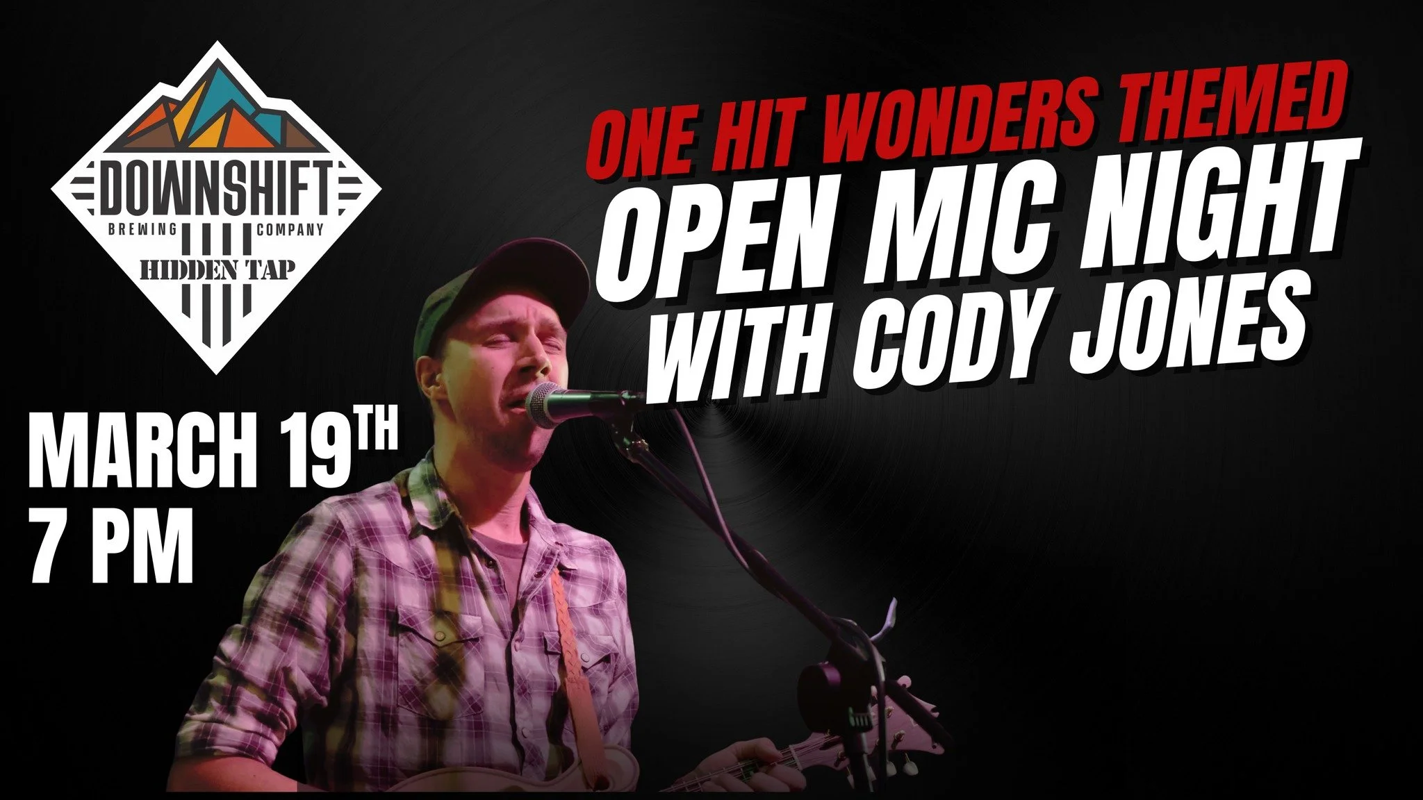 One Hit Wonders Themed Open Mic Night at Downshift Brewing Company – Hidden Tap
