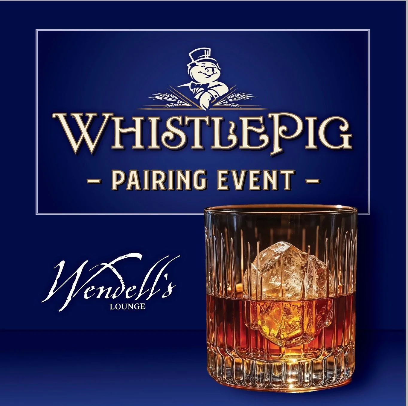 WhistlePig Bourbon Pairing Experience at Wendell’s Lounge