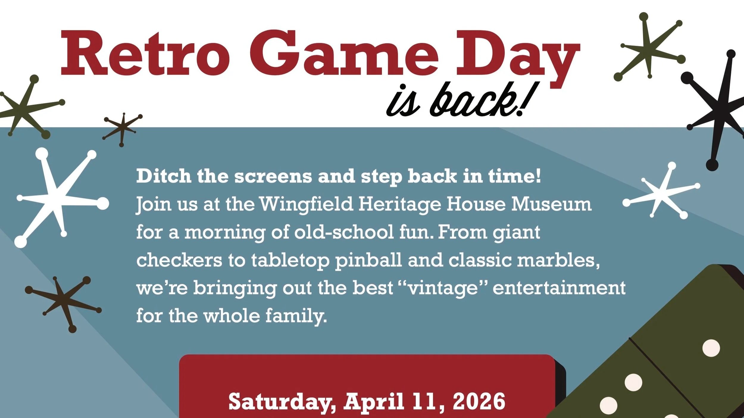 Retro Game Day in Ruidoso at Wingfield Heritage House Museum