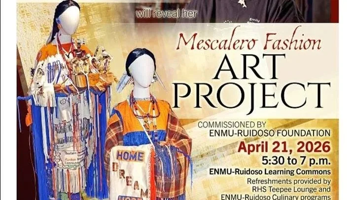 Mescalero Fashion Art Project Unveiling at ENMU-Ruidoso