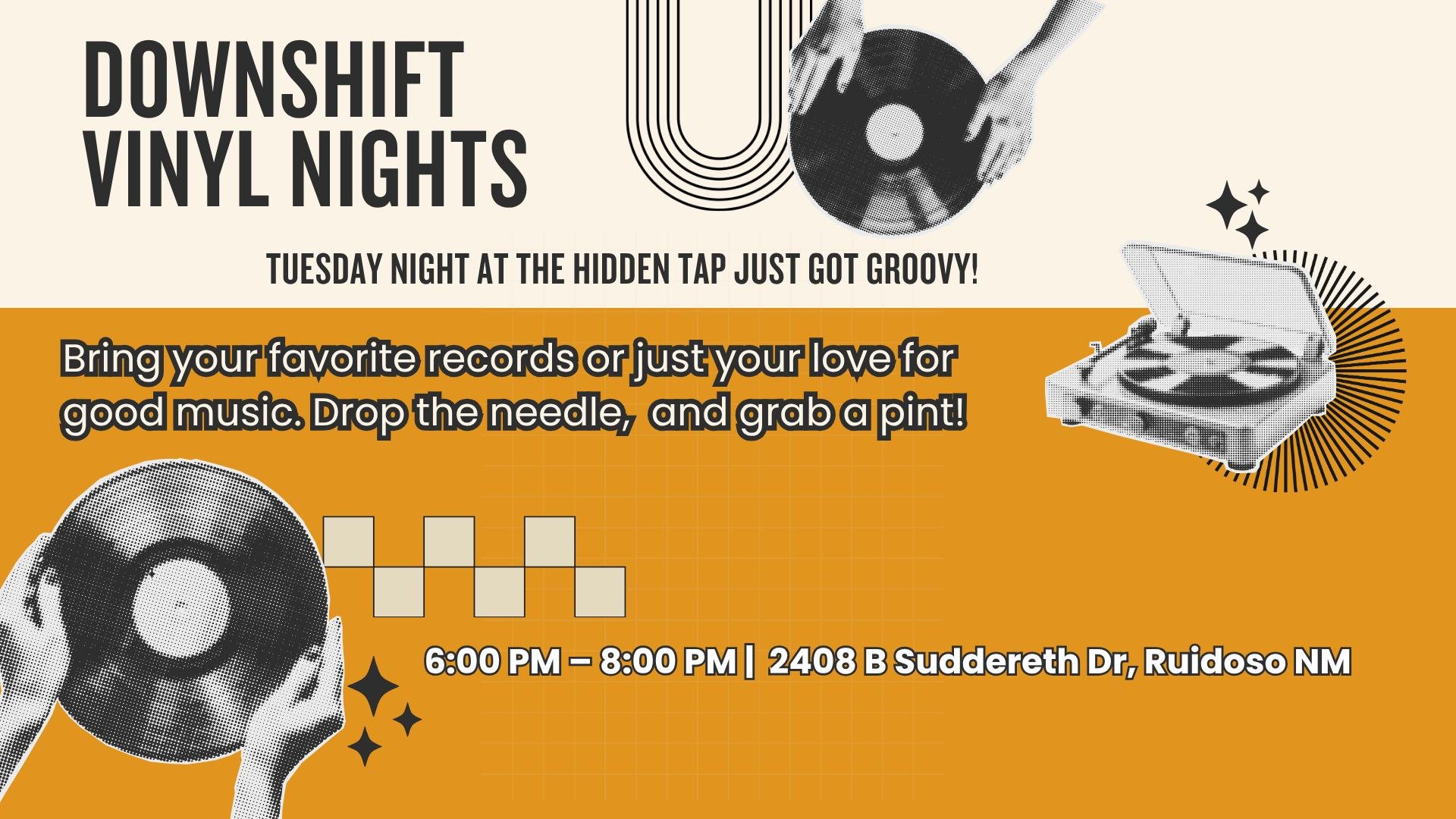 Vinyl Nights – A Hidden Tap Exclusive at Downshift Brewing Company