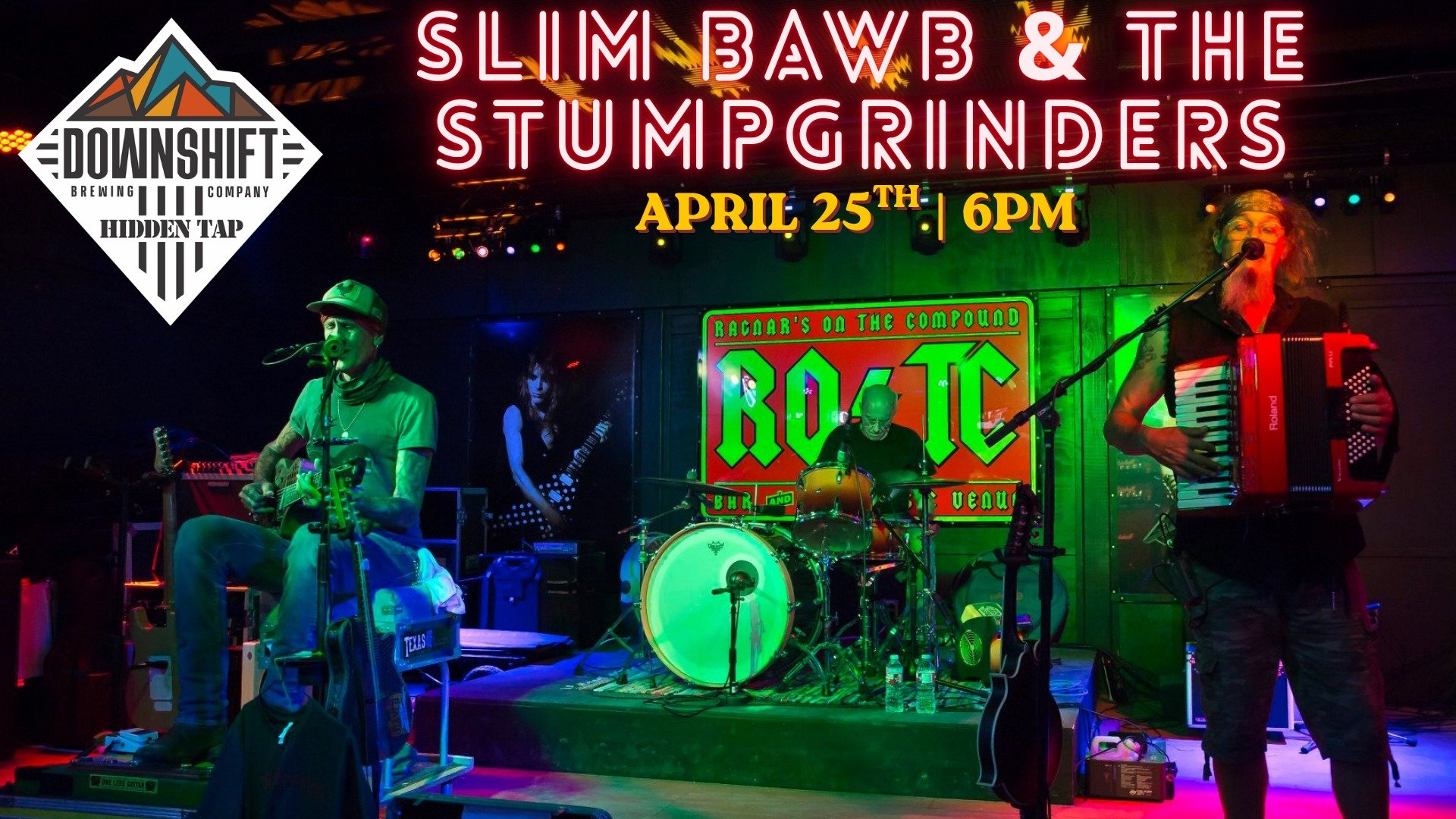 Slim Bawb &amp; The Fabulous Stumgrinders Live at Downshift Hidden Tap