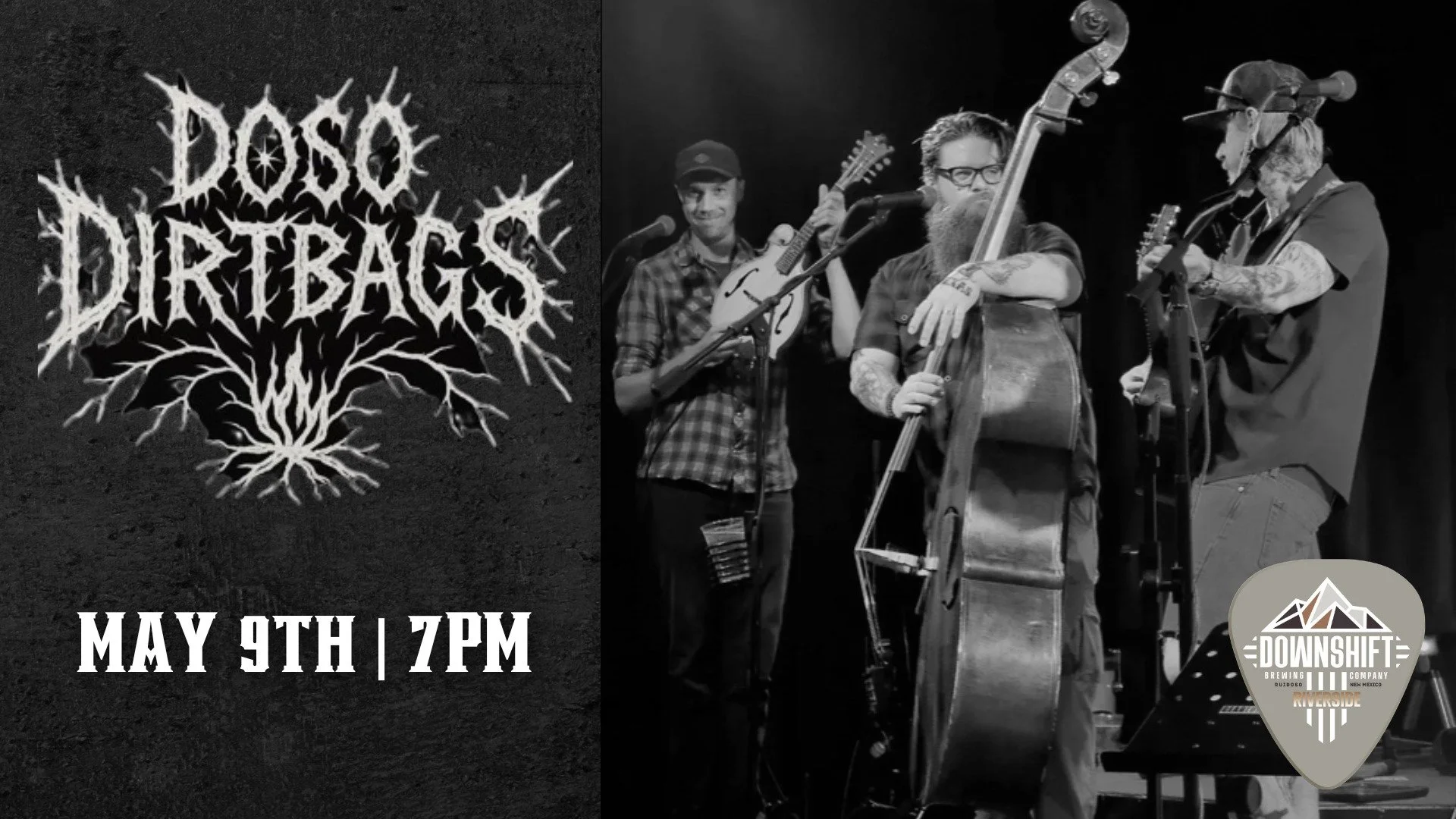 Doso Dirtbags Live at Downshift Brewing Company - Riverside 