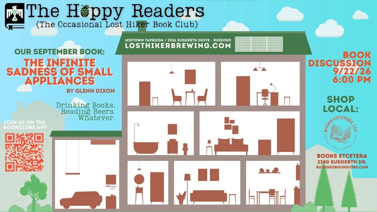 Lost Hiker Hoppy Readers Book Club: The Infinite Sadness of Small Appliances