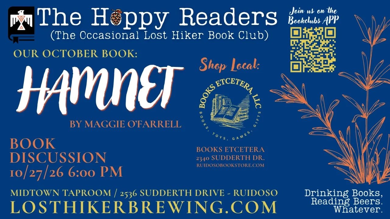 Lost Hiker Hoppy Readers Book Club: Hamnet