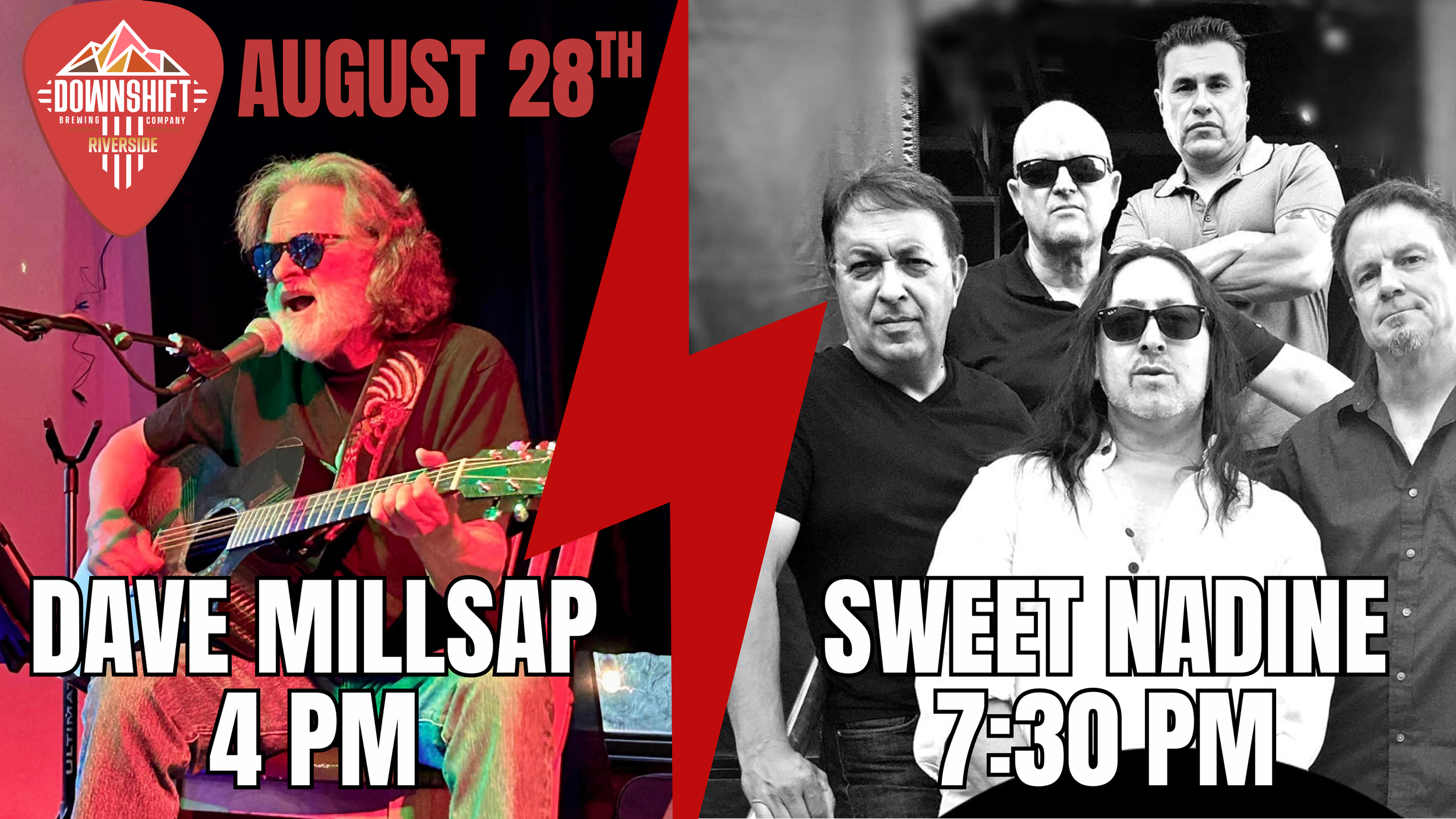 Dave Millsap &amp; Sweet Nadine Live at Downshift Brewing Company – Riverside