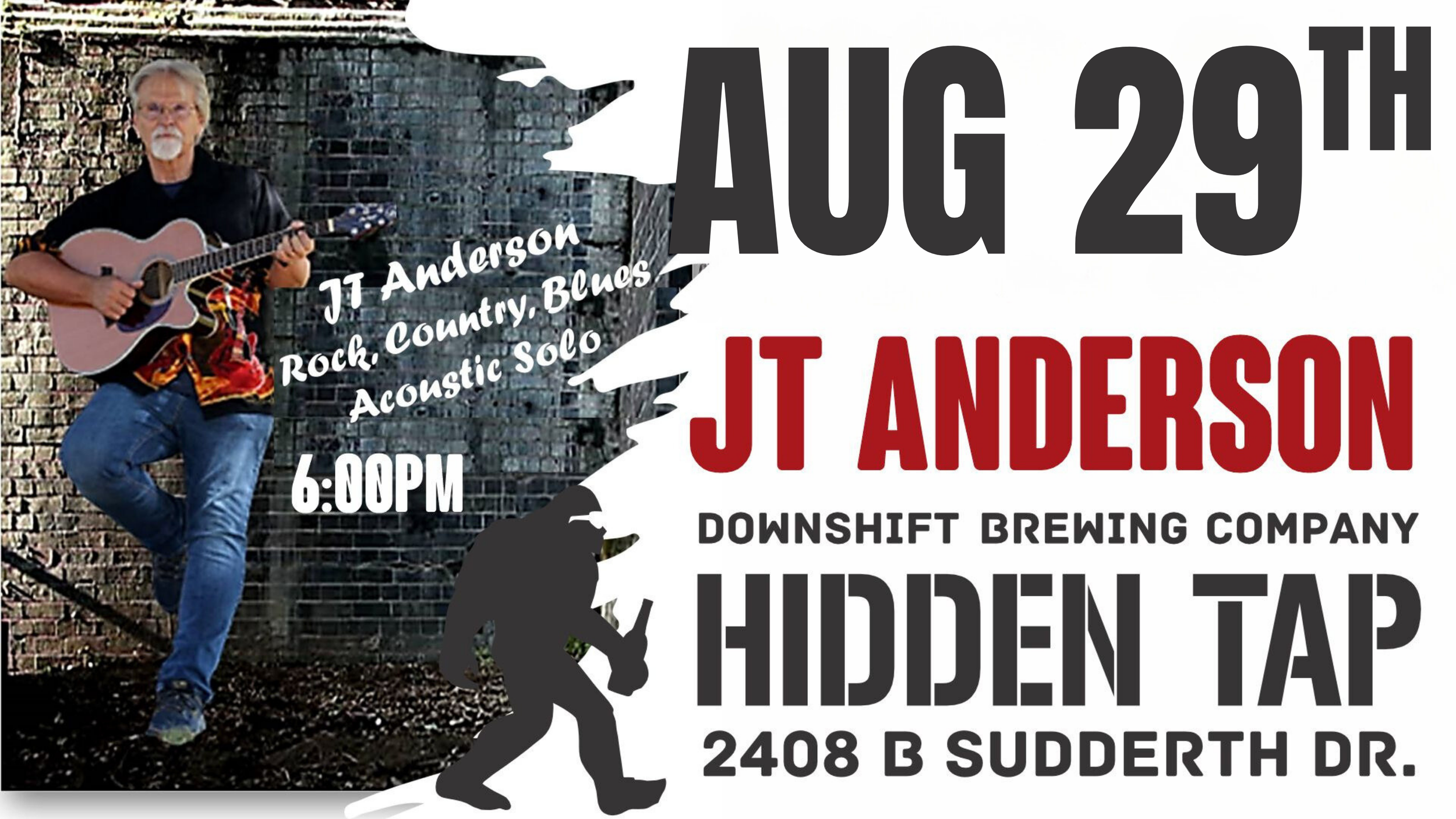 JT Anderson Live at Downshift Brewing Company - Hidden Tap