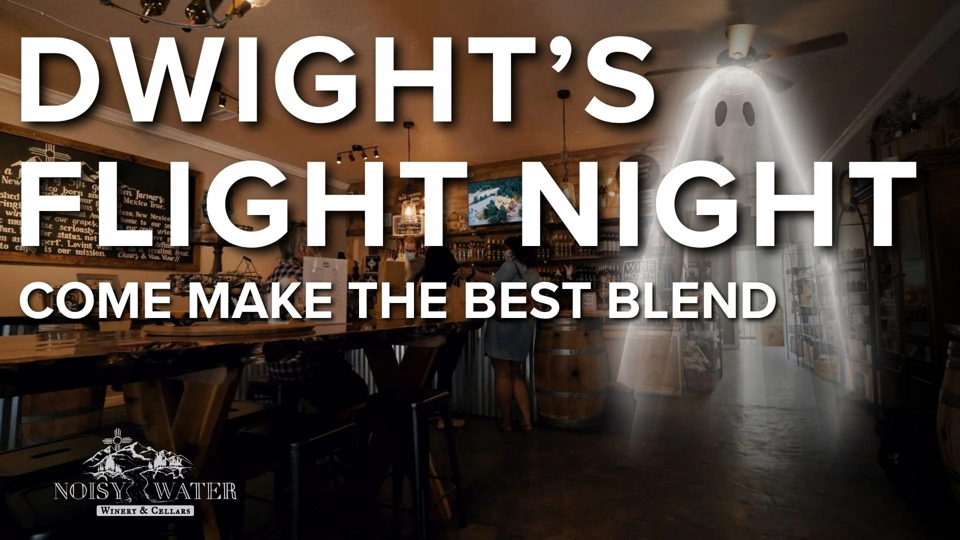 Dwight’s Flight Night at Noisy Water Winery (The Cellar)