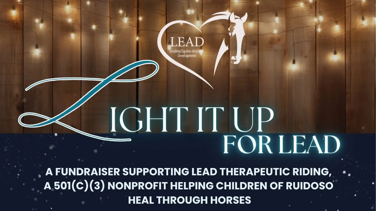 Light It Up for LEAD Featuring Fell Runyan at Jacks Backstage