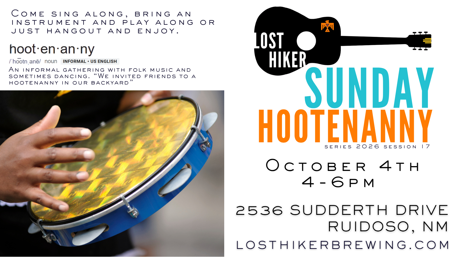 Lost Hiker Sunday Hootenanny @ Lost Hiker Midtown Taproom  