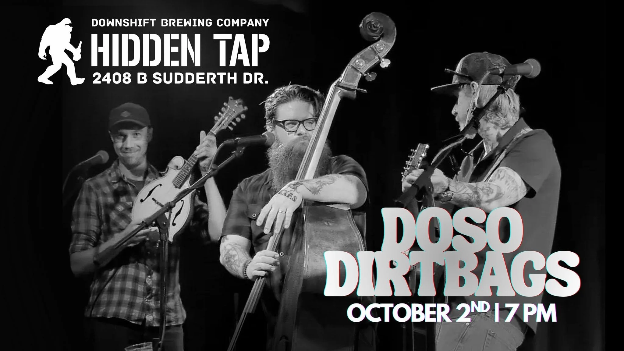Doso Dirtbags Live at Downshift Brewing Company – Hidden Tap