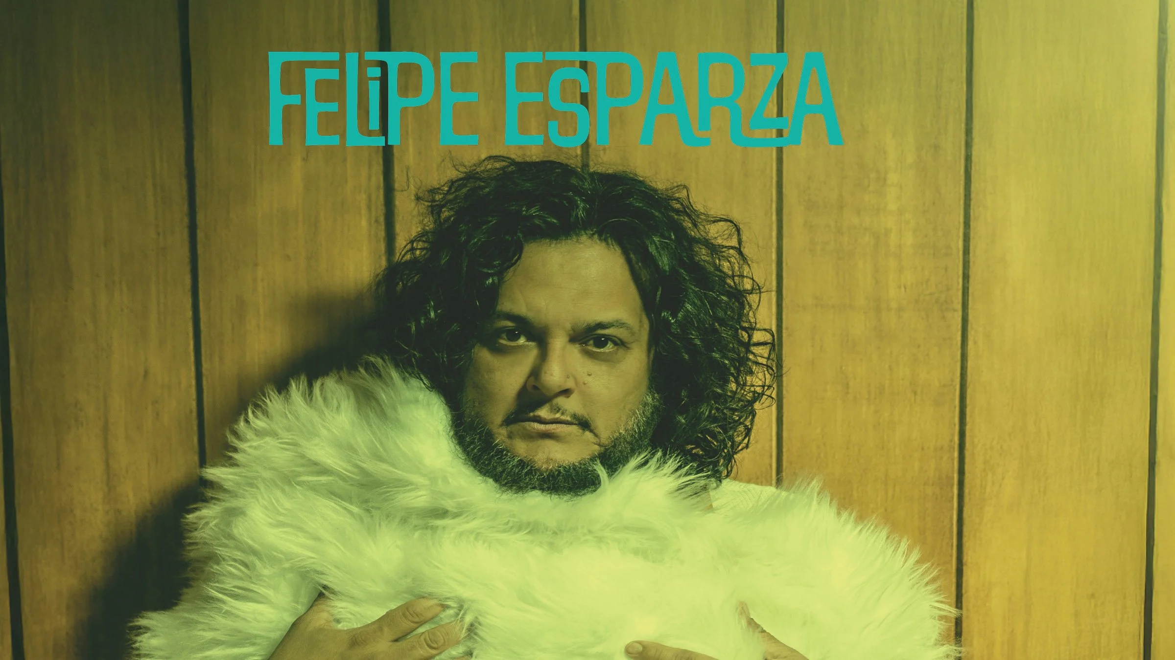 Promotional event graphic for Felipe Esparza live stand-up comedy on June 20, 2026, at Inn of the Mountain Gods Resort near Ruidoso, NM