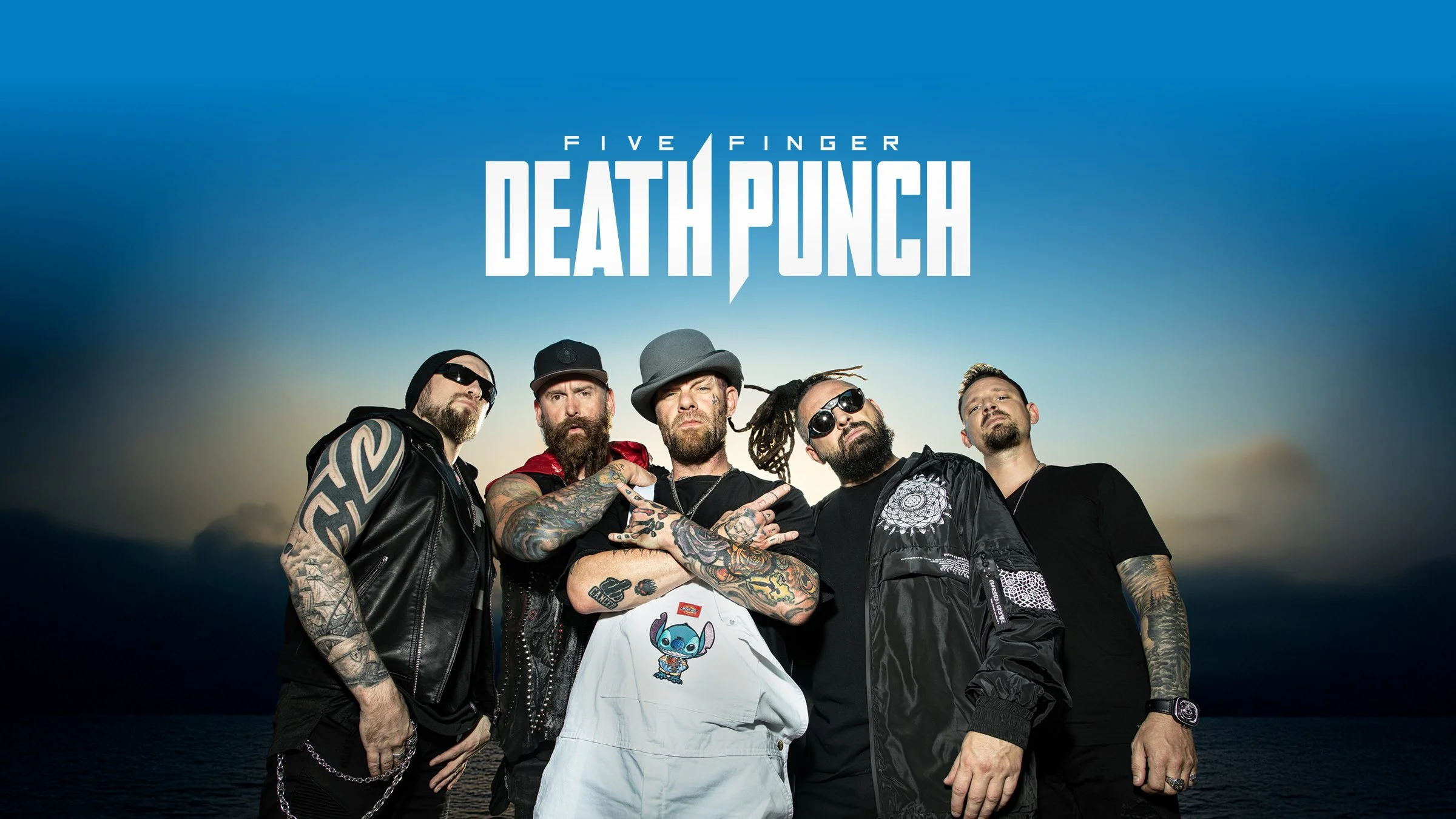 Promotional event graphic for Five Finger Death Punch Live in Concert on June 18, 2026,  at Inn of the Mountain Gods near Ruidoso, NM