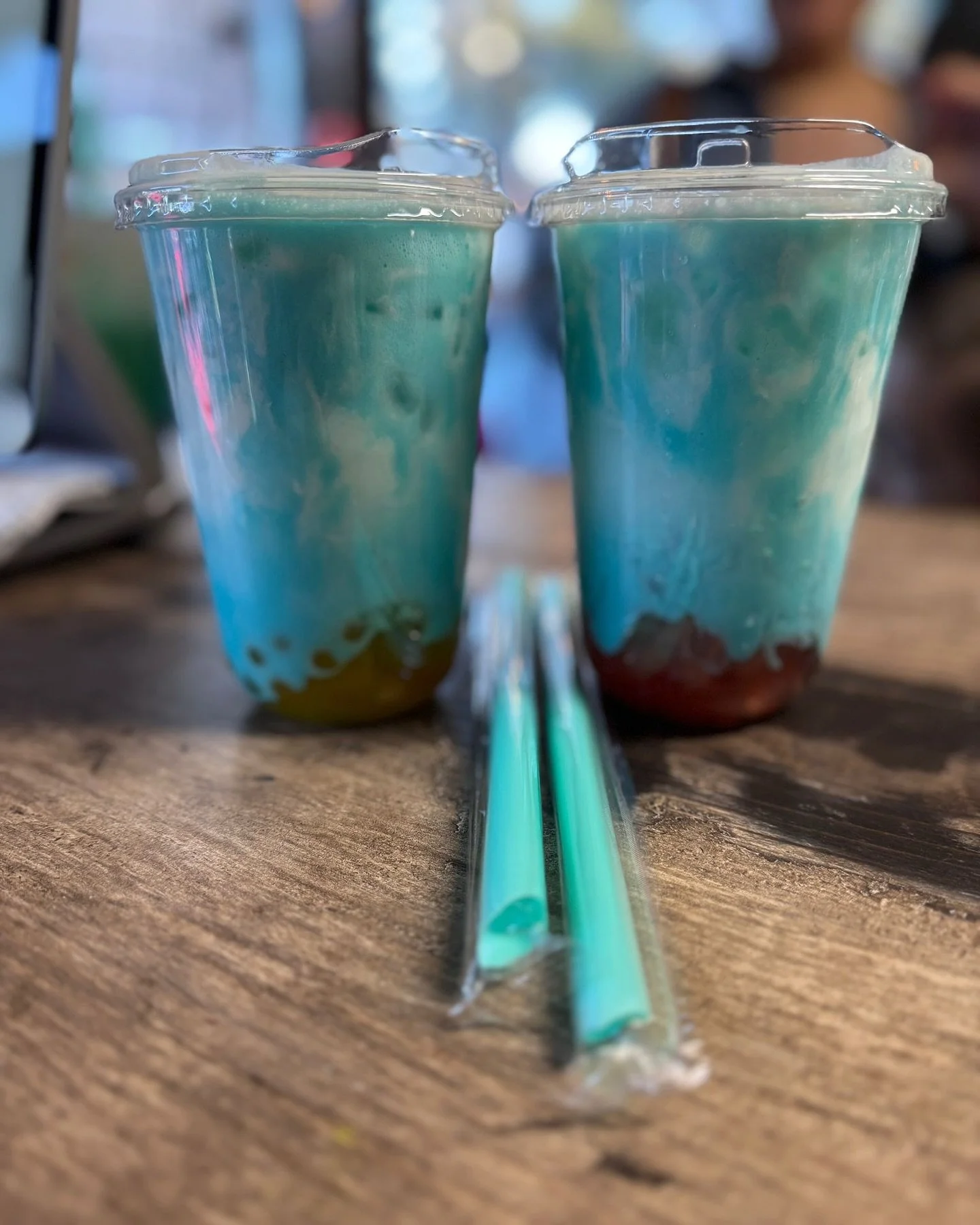 Photograph of bubble bar shakes by AM Coffee and Bubble Bar in Ruidoso, NM