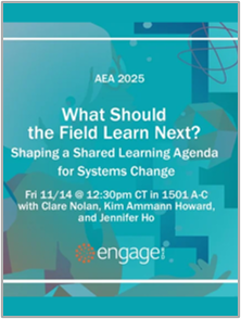 AEA: What Should the Field Learn Next?