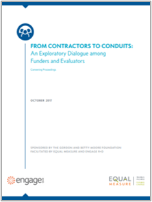 Guide: An Exploratory Dialogue Among Funders and Evaluators