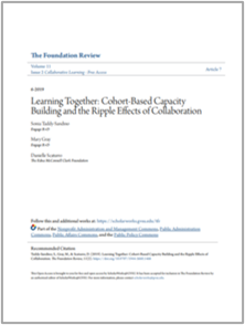 Foundation Review: The Ripple Effects of Collaboration
