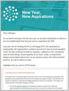 Newsletter: January 2020