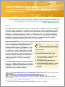 The California Endowment: Investing in the ACA