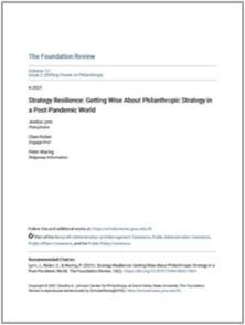 Foundation Review: Strategy Resilience