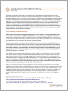 Packard Foundation: Equity and Evaluation