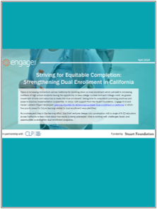 Stuart Foundation: Strengthening Dual Enrollment in California