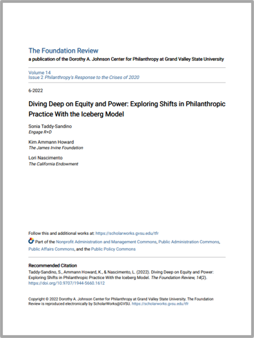 Foundation Review: Diving Deep on Equity and Power