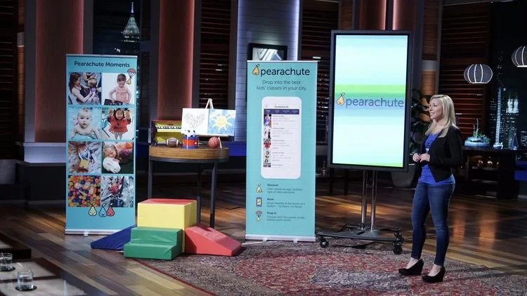 Desiree Vargas Wrigley pitched her startup, Pearachute, on "Shark Tank". She landed a deal with investor Mark Cuban. (Michael Desmond / ABC)