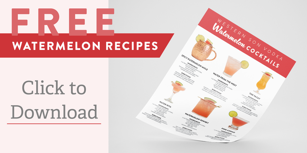 Watermelon Vodka Cocktails — Western Son Distillery