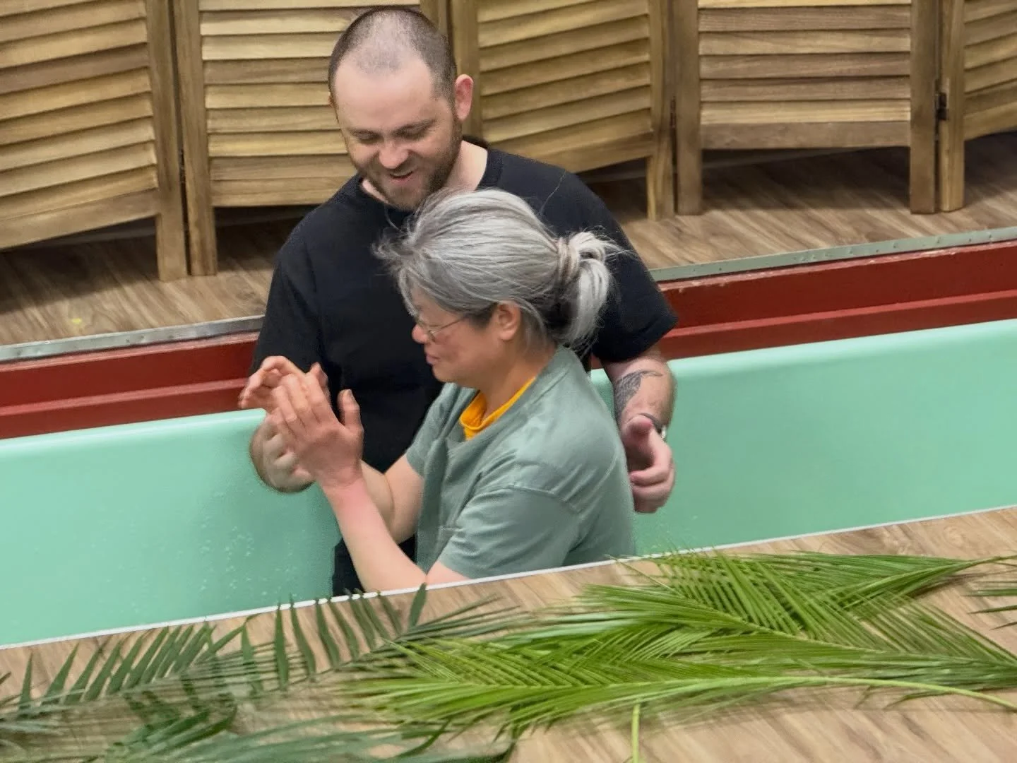 Last Palm Sunday, we celebrated with Mei as she was baptized. What a blessing for our church! Join us today at 4:00 as we start Holy Week together.