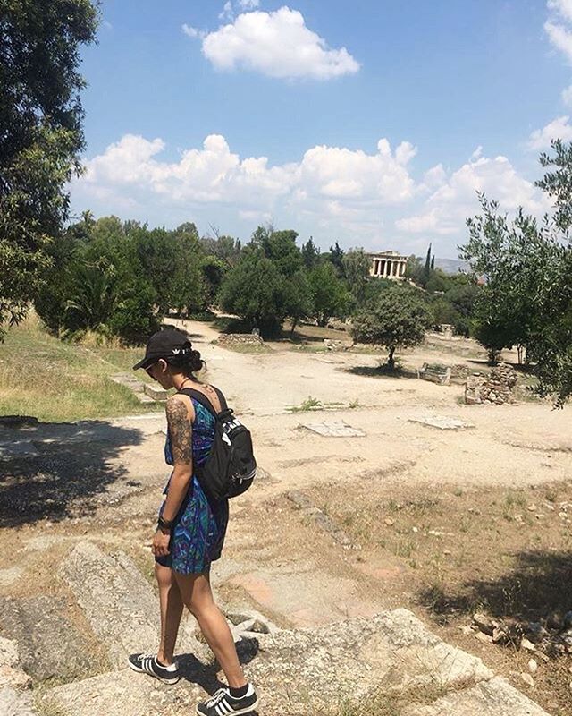 submitted by @thriftywork
.
.
&ldquo;This is a fully secondhand outfit (yay for slow fashion), but my favourite item is the playsuit. This playsuit was a hand-me-down from my Nan. She put her heart into her clothing and appearance before she got ill.