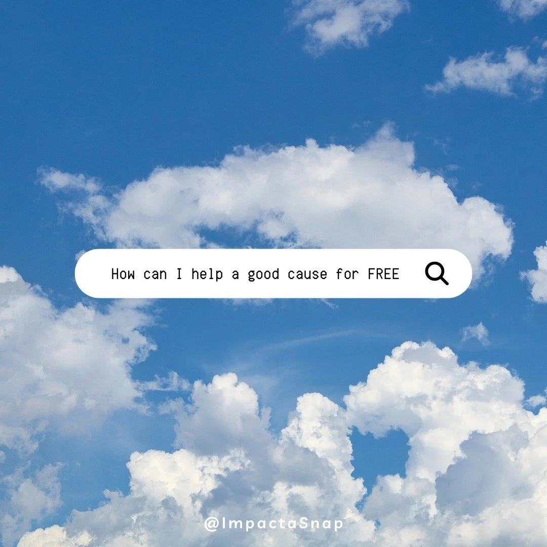 This is how..

Join us at Impactasnap.com and browse the campaigns started by brands ✨

Choose the campaign and cause that best aligns with you 🌍

Post your pictures &amp; include the campaign hashtag #️⃣

Brands donate to the cause in return for yo