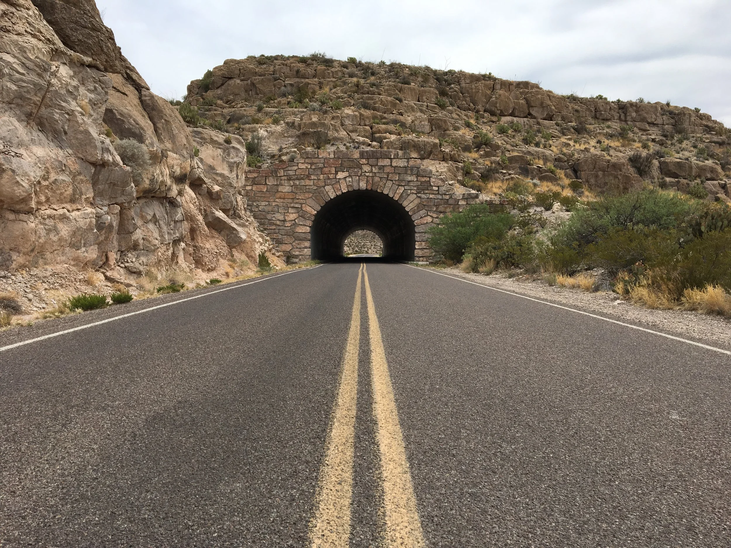 Tunnel into Big Bend National Park