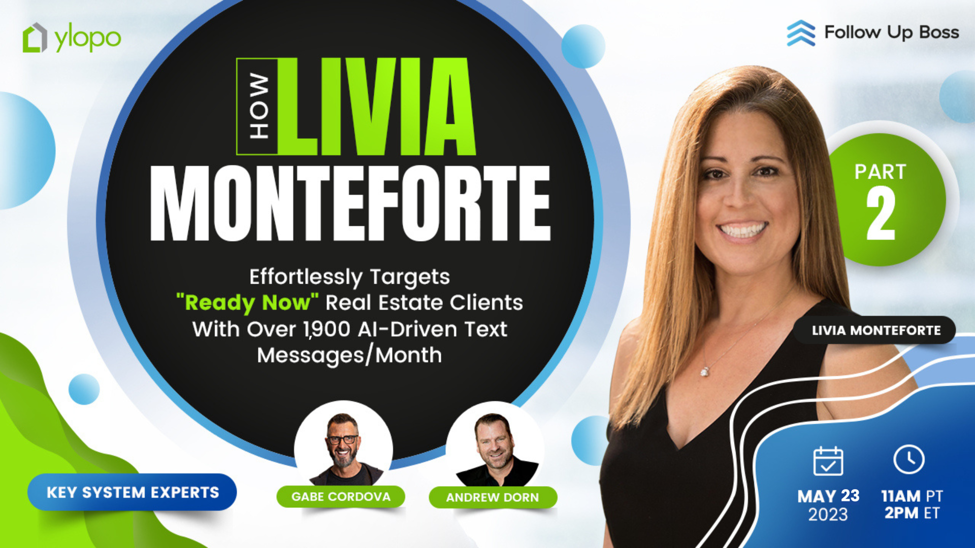 Part 2: How Livia Monteforte Effortlessly Targets: "Ready Now" Real Estate Clients With Over 1900 AI-Driven Text Messages/Month
