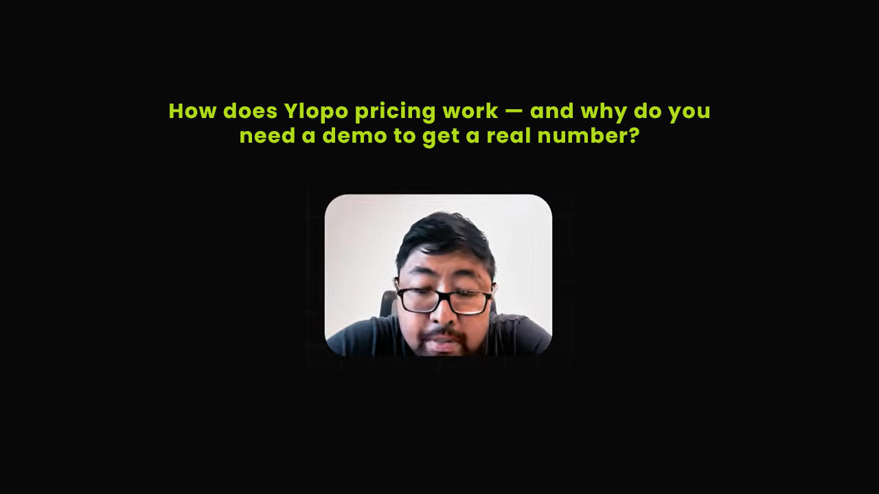 How does Ylopo pricing work — and why do you need a demo to get a real number?