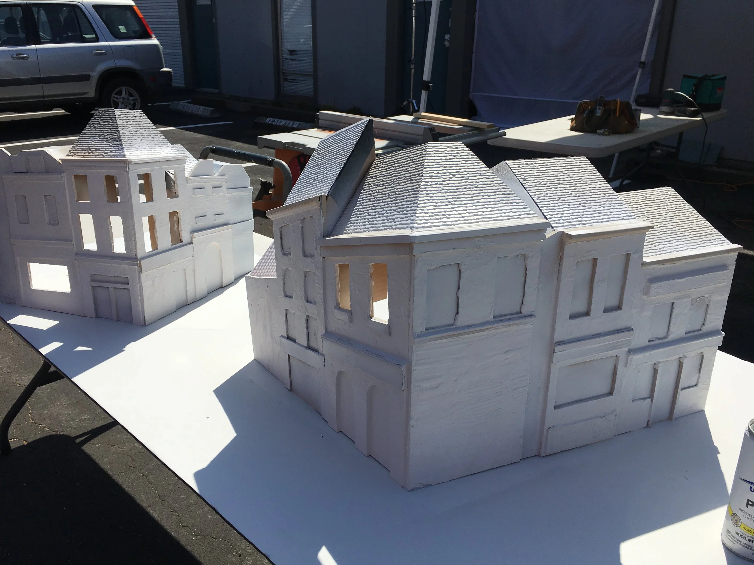 Roost - miniature set fabrication 